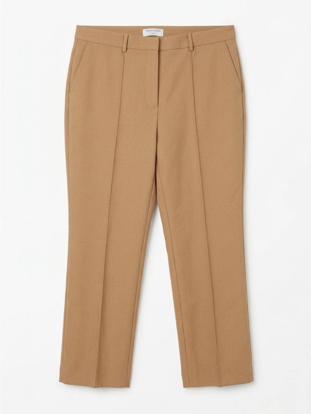 Tiger of Sweden Camel Tailored Straight-Leg Trousers